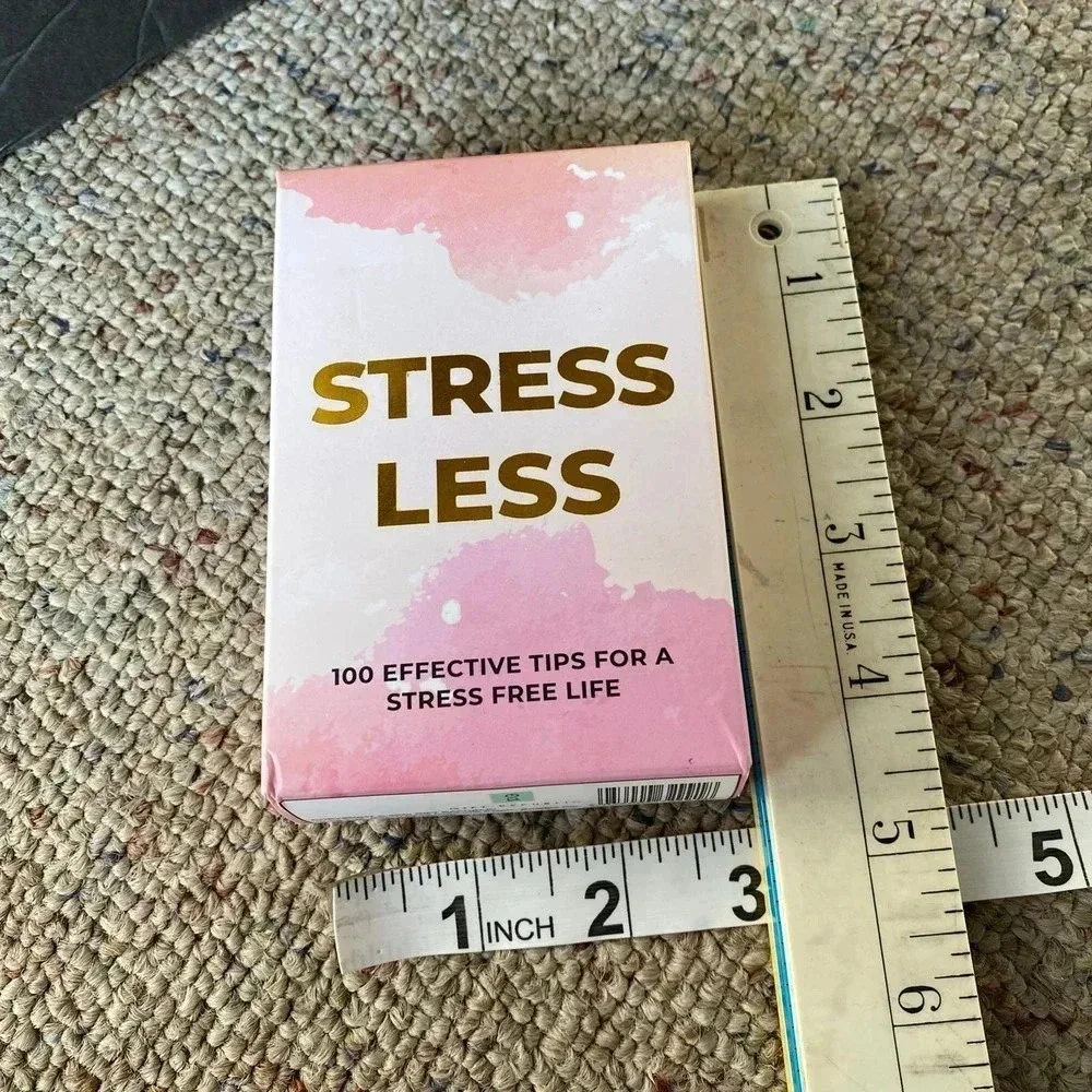 100 Effective Tips For Stress Free Life Stress Less Cards  Positive Phrases